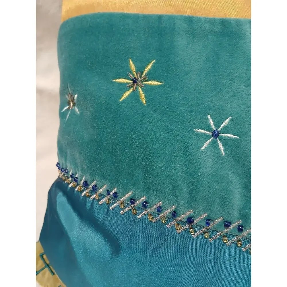 Velvet‎ Chiffon Patchwork Pillow Exotic 18